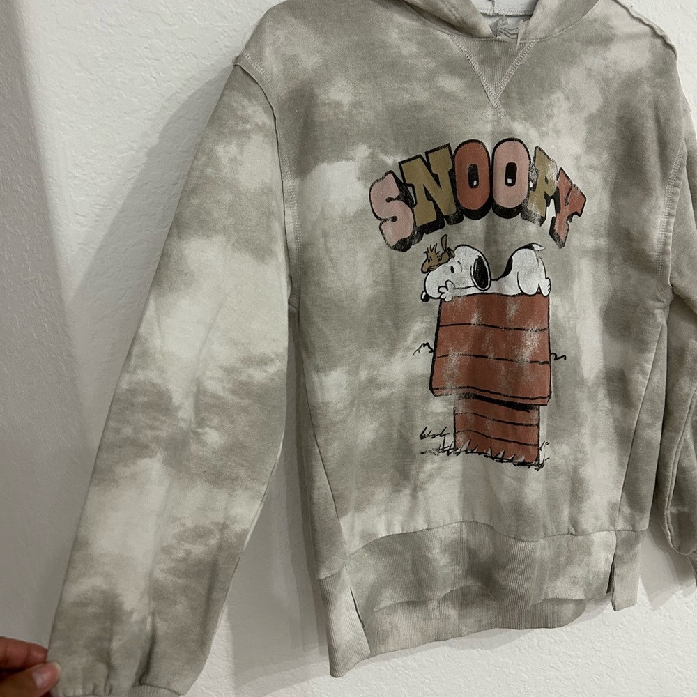 💰PRICE ⬇️
PEANUTS • Grey Tie Dye Hoodie SweatShirt • Size S • - Picture 10 of 11
